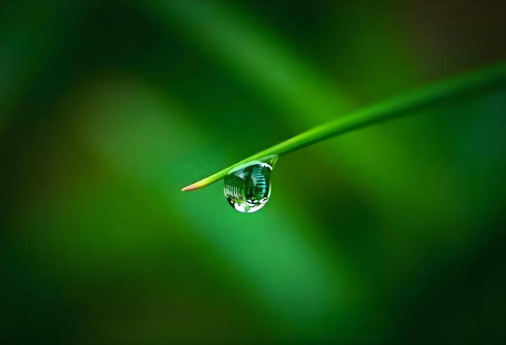 Drops of Life Close Up of Water in Nature